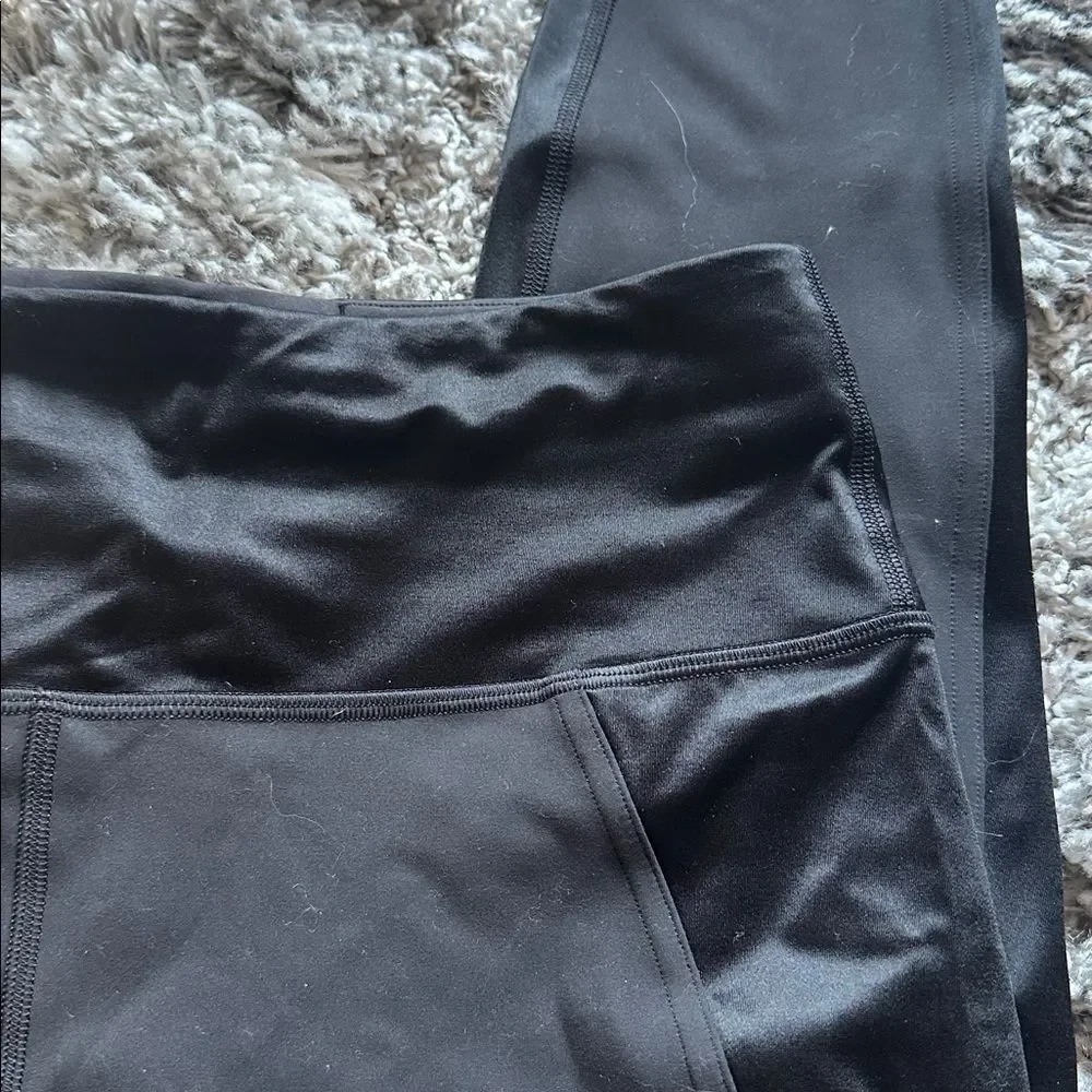 Lululemon Satin Panel Wunder train 25” leggings